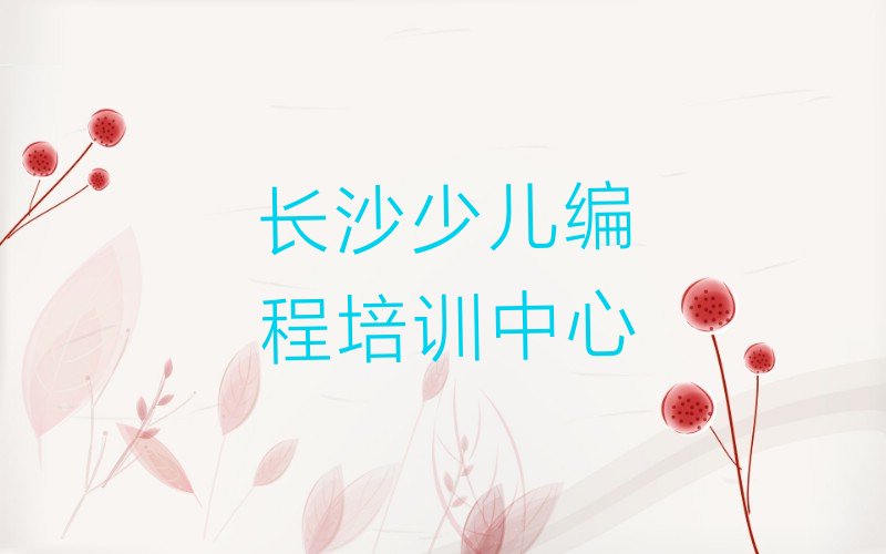 长沙少儿编程培训中心