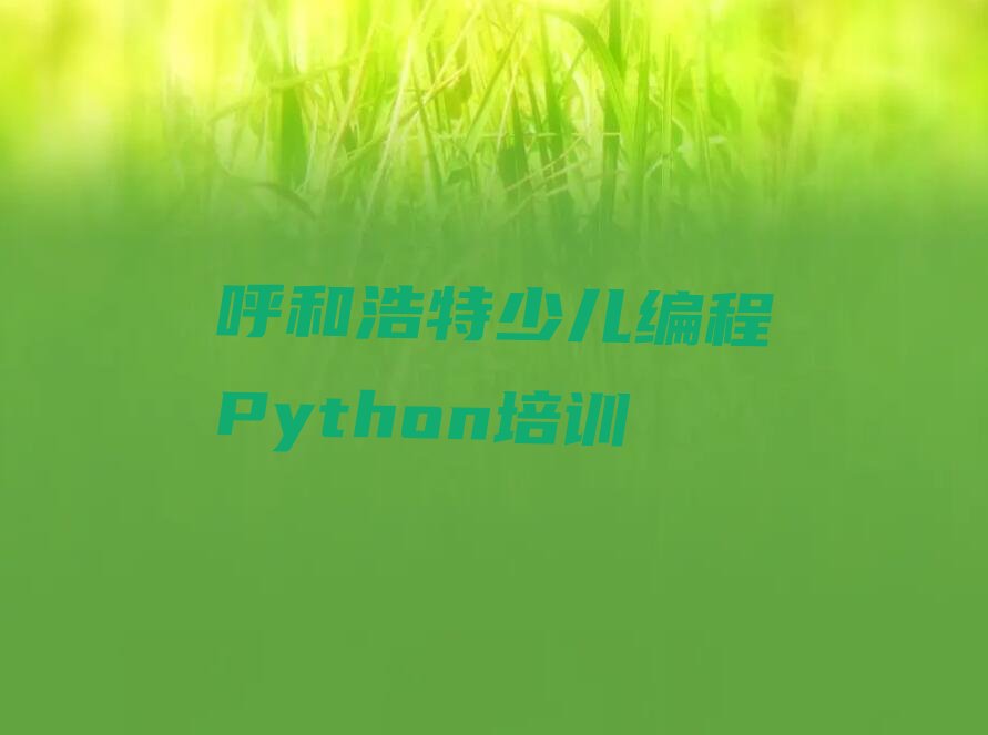 呼和浩特玉泉区少儿编程培训学校