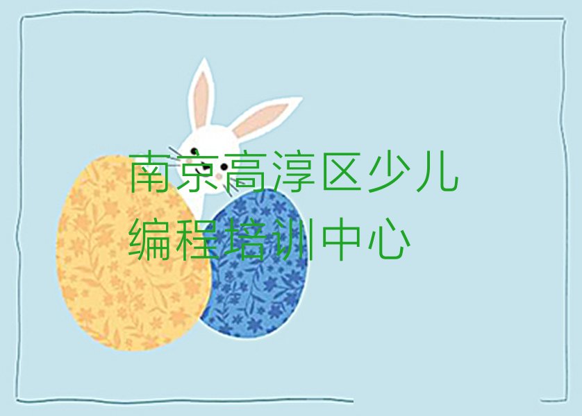 南京高淳区少儿编程培训中心