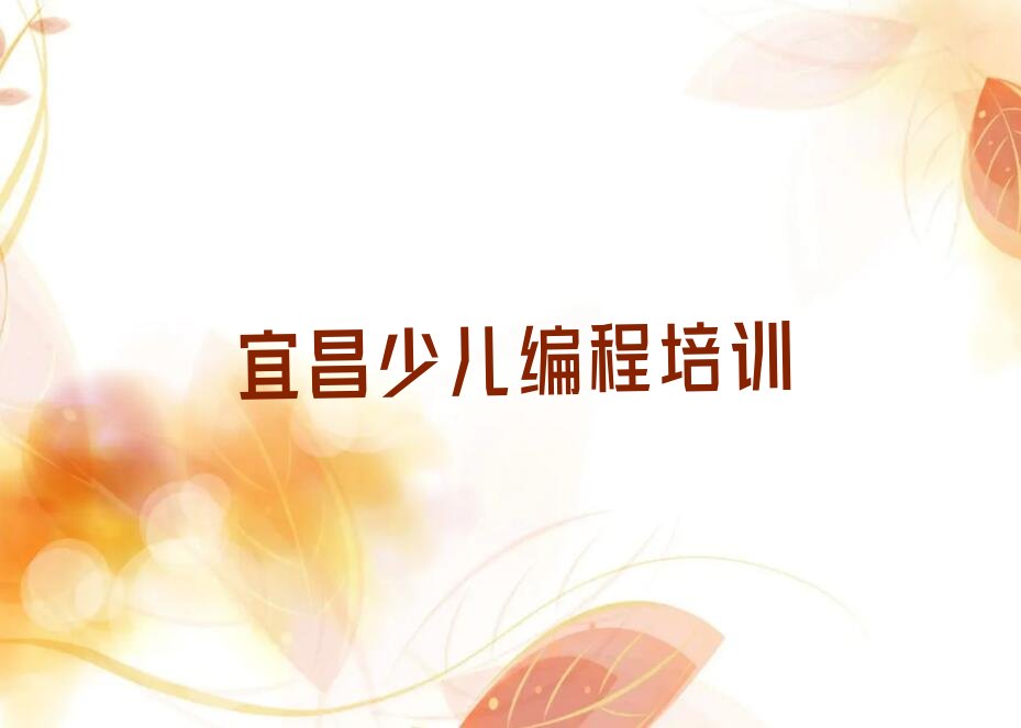 宜昌夷陵区邓村乡少儿编程培训学校