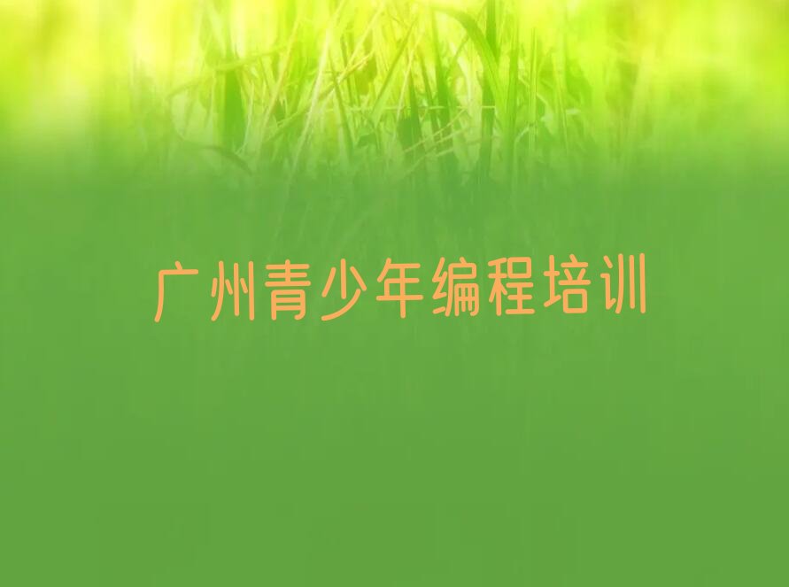 十大广州越秀区青少年编程对青少年编程培训班的好评口碑排名排行榜一览表排行榜