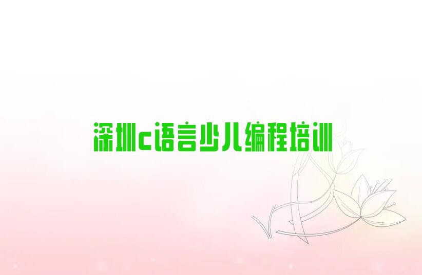 深圳罗湖区东门街道少儿编程培训学校