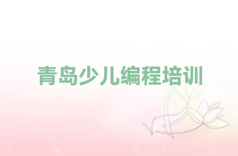青岛市南区金门路少儿编程培训学校