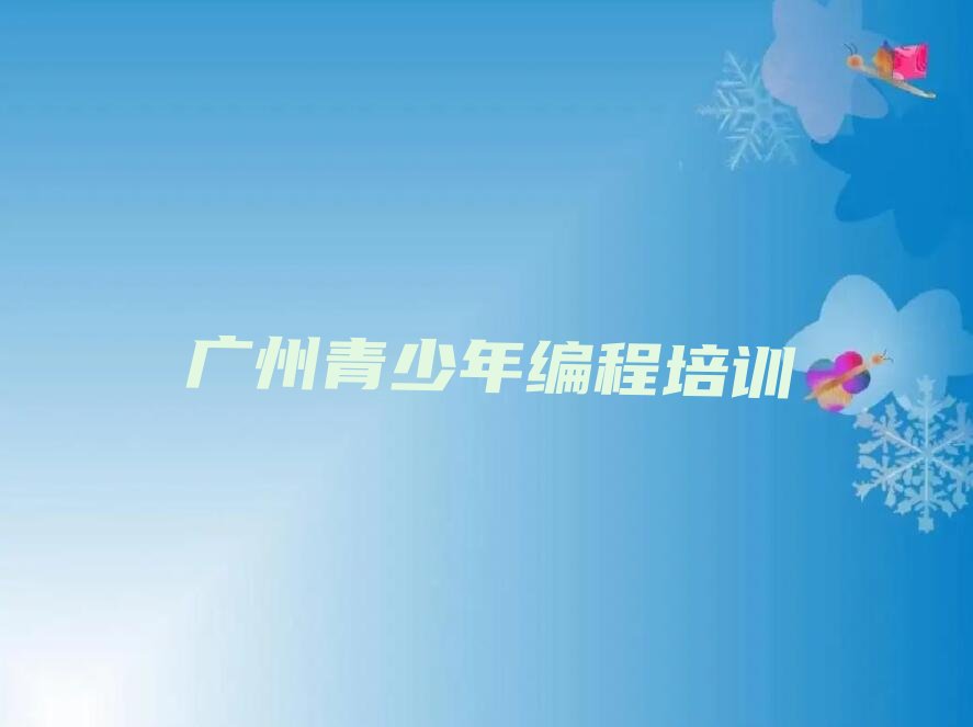 广州越秀区农林街道少儿编程培训学校