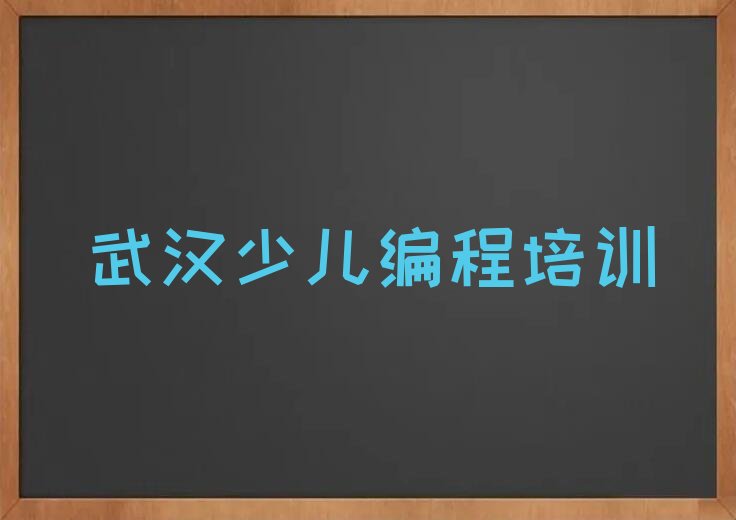 武汉少儿编程培训