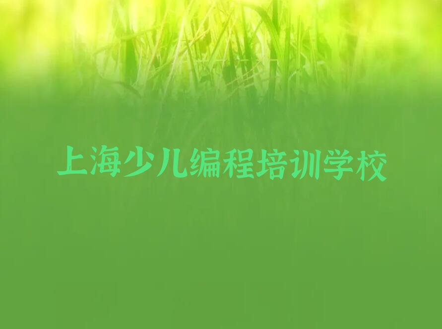 十大上海童程童美儿童编程培训线上课程价格推荐排名名单一览表排行榜