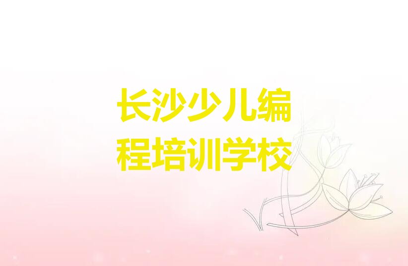 长沙少儿编程培训学校