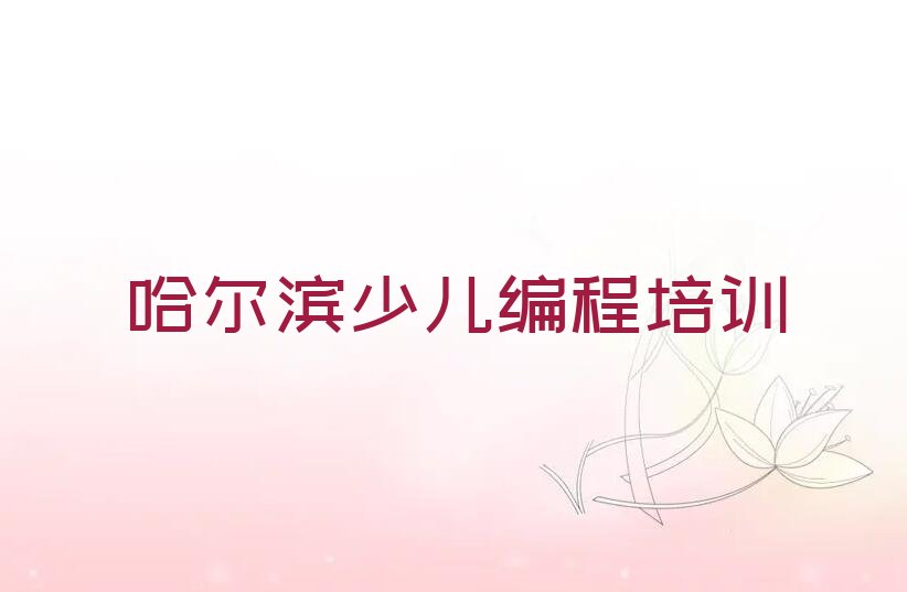 十大哈尔滨中学生编程培训班学校排行榜