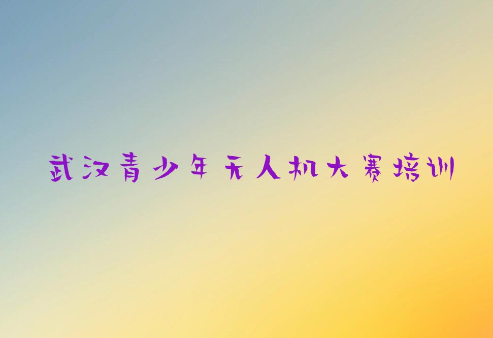 青少年无人机大赛