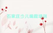 石家庄新华区小儿编程培训短期班收费怎么样学费是多少名单总览公布一览表