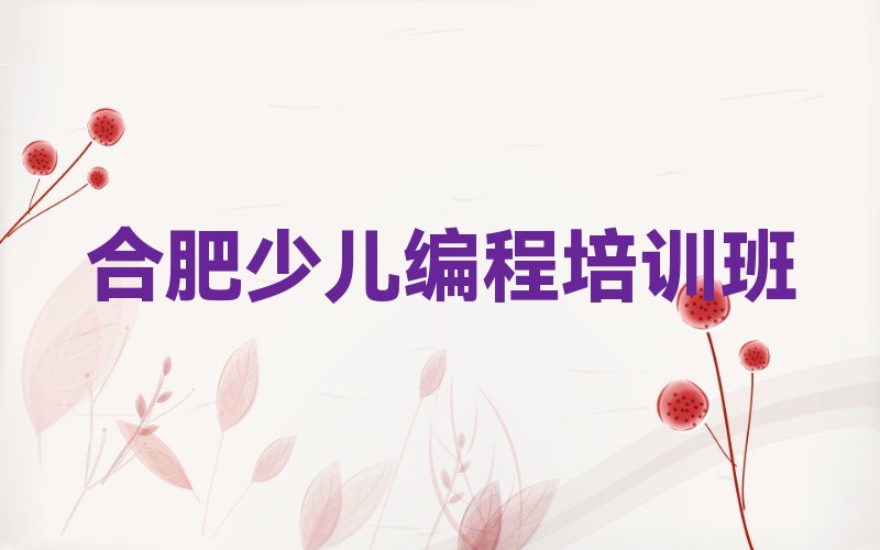 十大合肥和平路童程童美机器人编程速成班排行榜