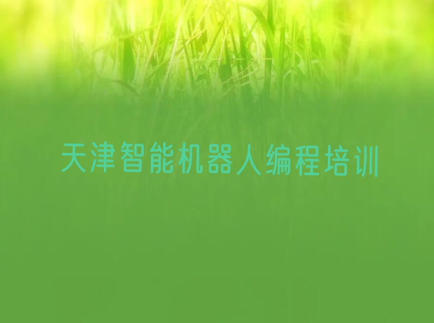天津智能机器人编程培训学校