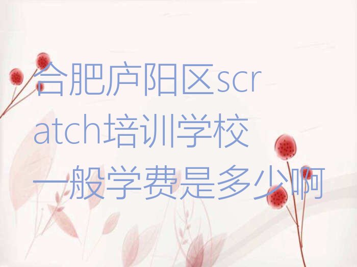 十大合肥庐阳区scratch培训学校一般学费是多少啊排行榜