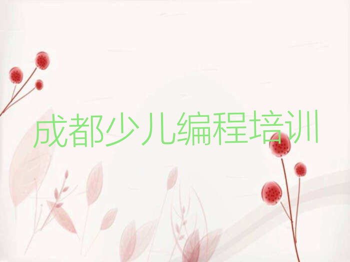 十大成都成华区少儿编程c++教育培训哪里好排行榜