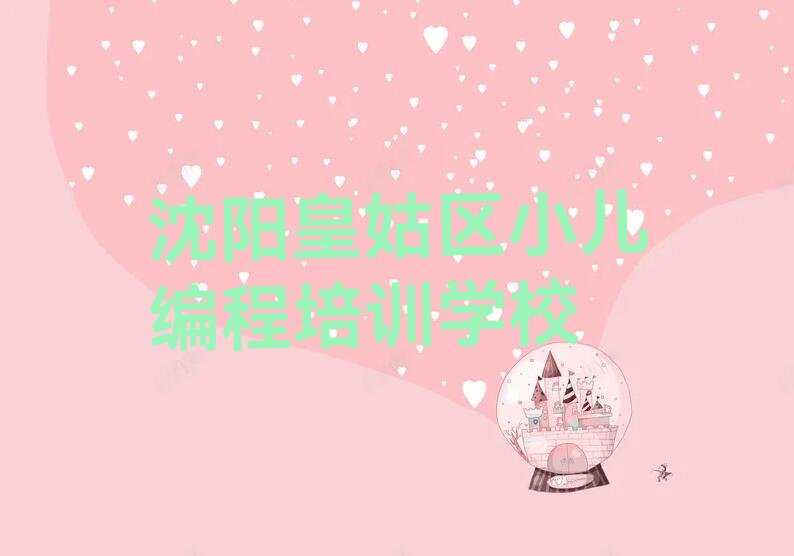 沈阳皇姑区小儿编程培训学校