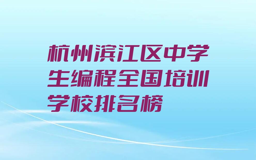 中学生编程