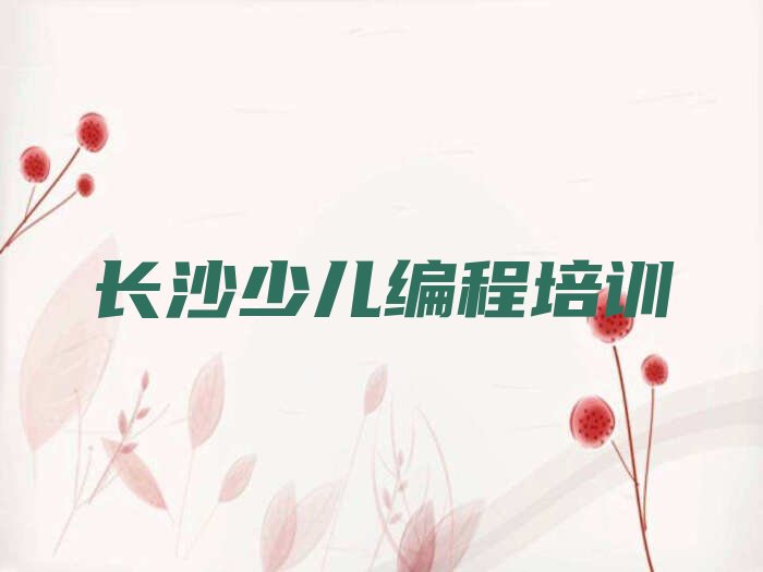 长沙少儿编程培训学校
