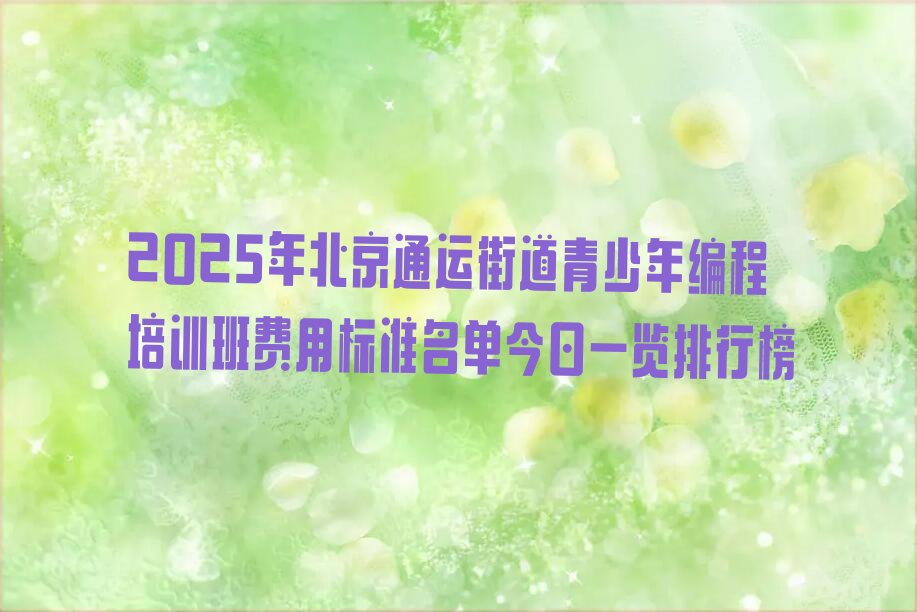 青少年编程
