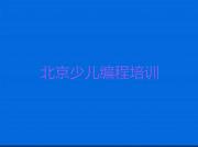 北京儿童编程培训班学校