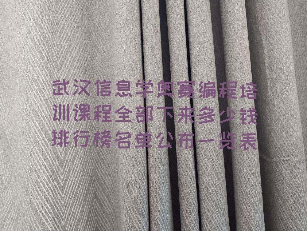 武汉少儿编程培训