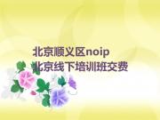 北京顺义区noip北京线下培训班交费