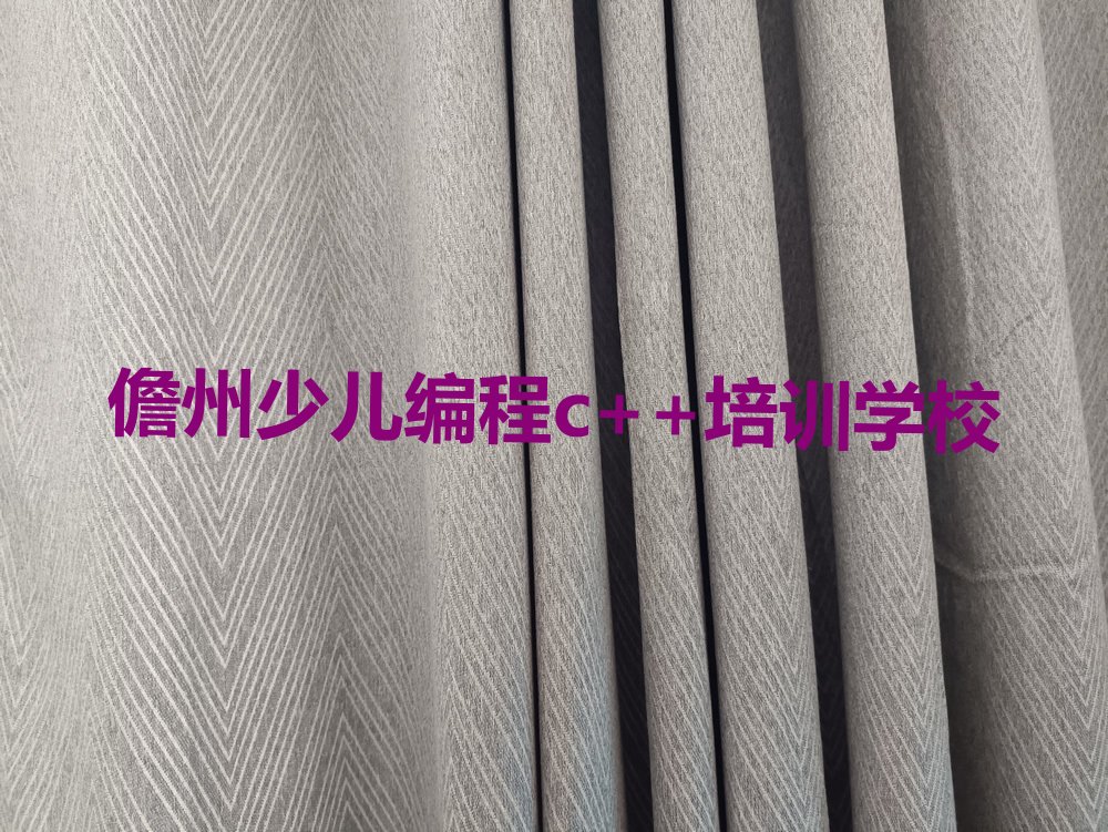 儋州少儿编程c++培训学校