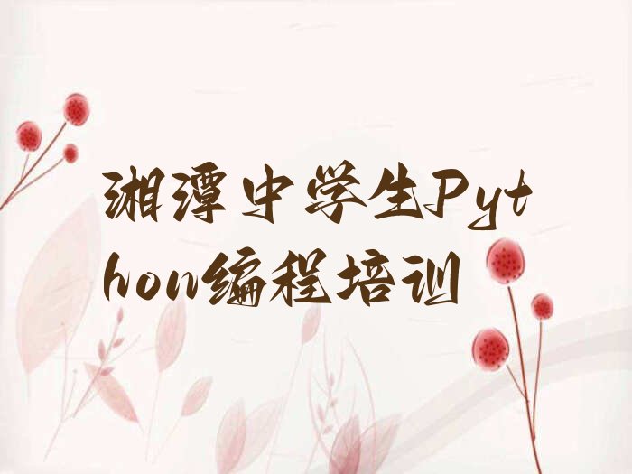 湘潭少儿编程培训中心