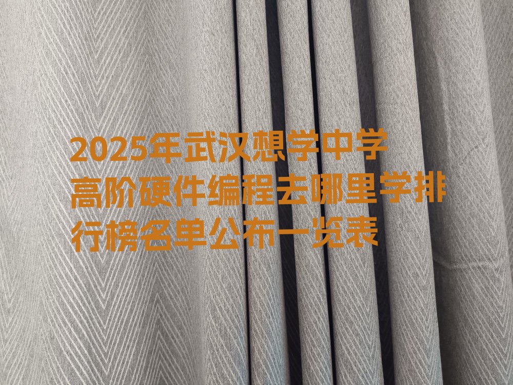十大2025年武汉想学中学高阶硬件编程去哪里学排行榜名单公布一览表排行榜