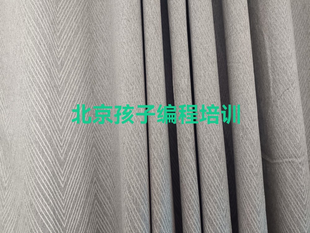 北京门头沟区斋堂镇孩子编程培训学校