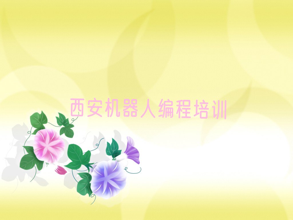 西安雁塔区杜城街道机器人编程培训学校