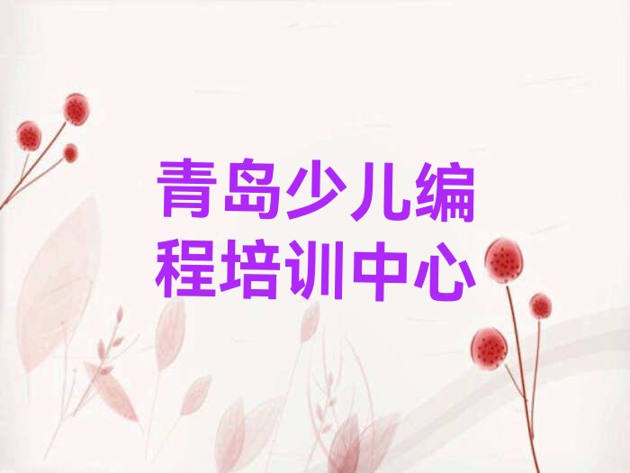 青岛少儿编程培训中心