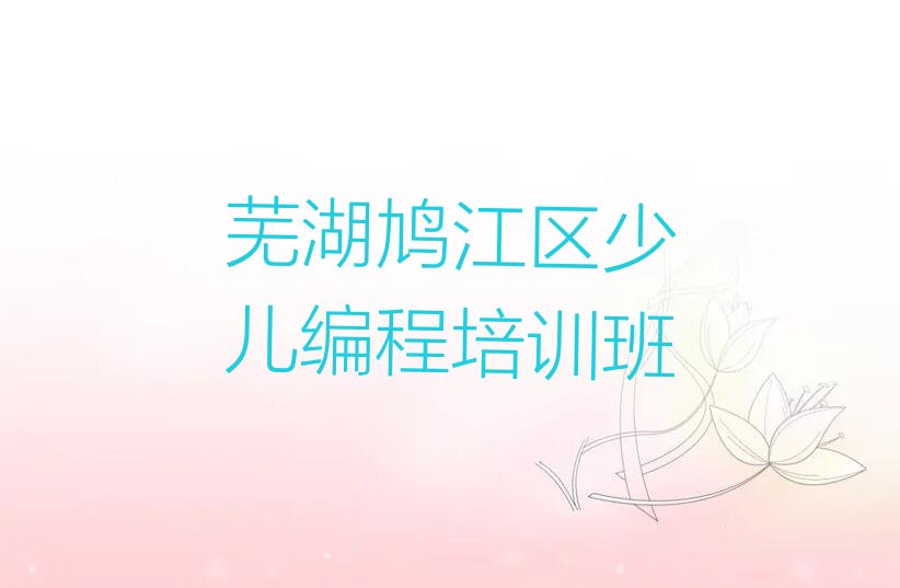 十大芜湖沈巷镇信息学奥赛编程培训学校一学期多少钱排行榜名单公布一览表排行榜