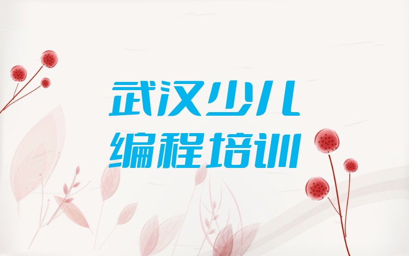武汉少儿编程培训