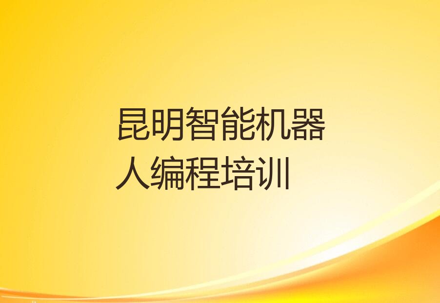 智能机器人编程
