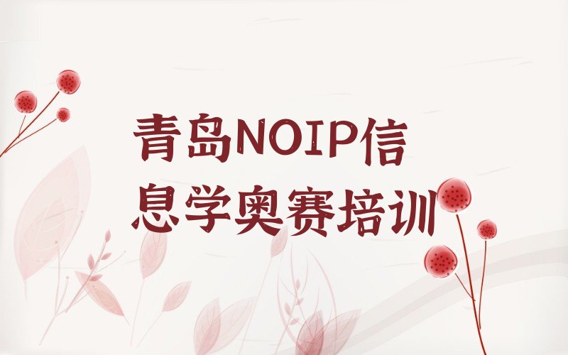 青岛即墨区大信镇NOIP信息学奥赛培训学校