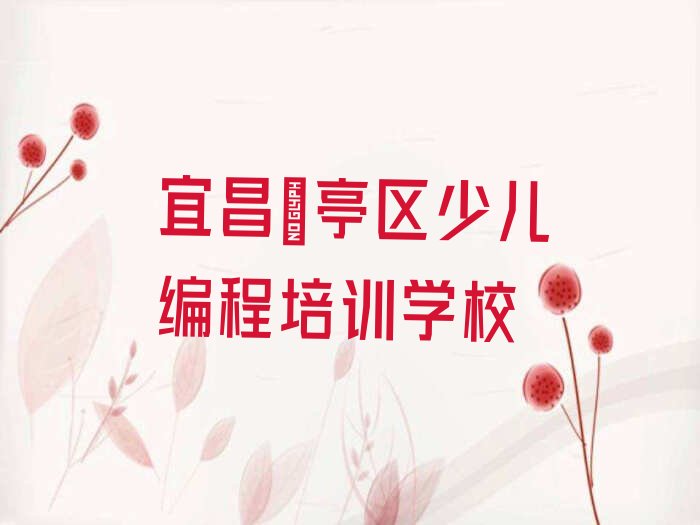 宜昌猇亭区少儿编程培训学校