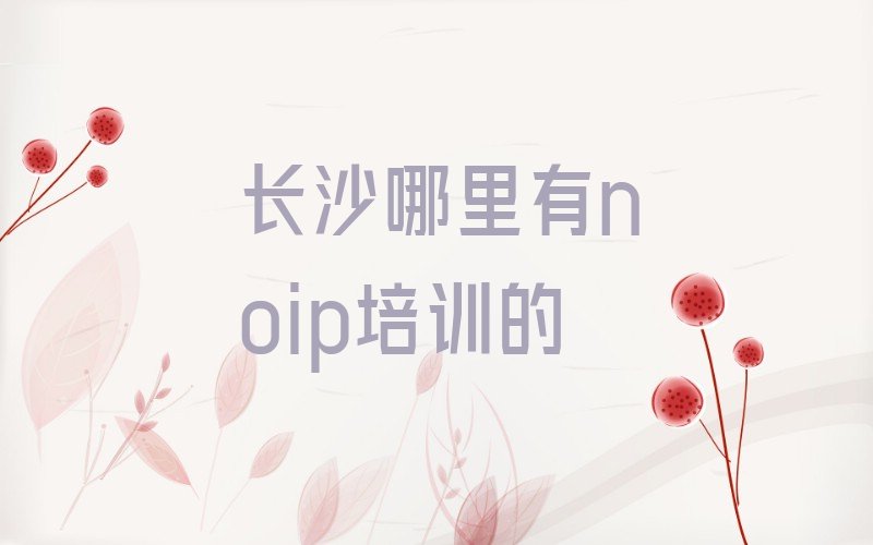十大长沙哪里有noip培训的排行榜