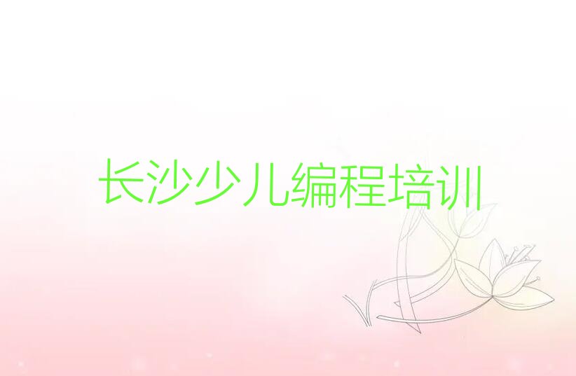 长沙芙蓉区少儿编程培训中心