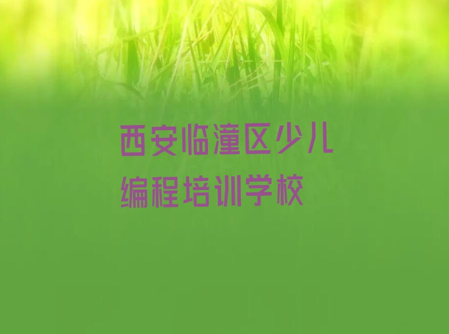 十大西安临潼区信息学奥赛编程哪里的信息学奥赛编程培训班好排行榜