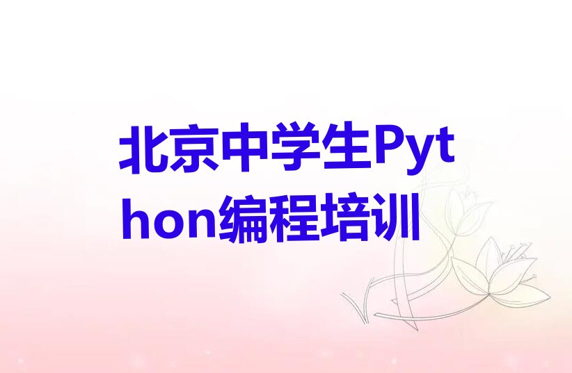 北京朝阳区少儿编程培训班