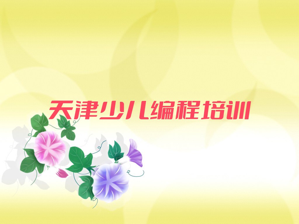 天津少儿编程培训