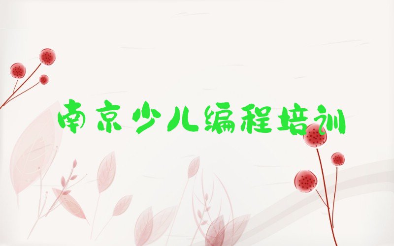 南京秦淮区月牙湖街道少儿编程培训学校