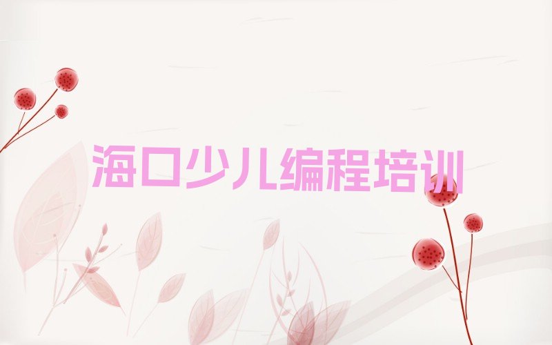 海口少儿编程培训