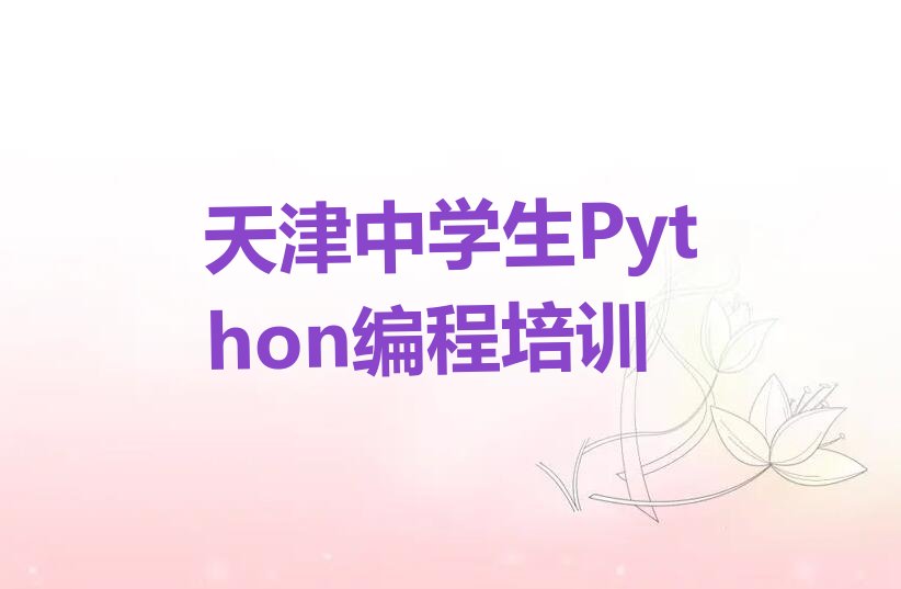 中学生Python编程