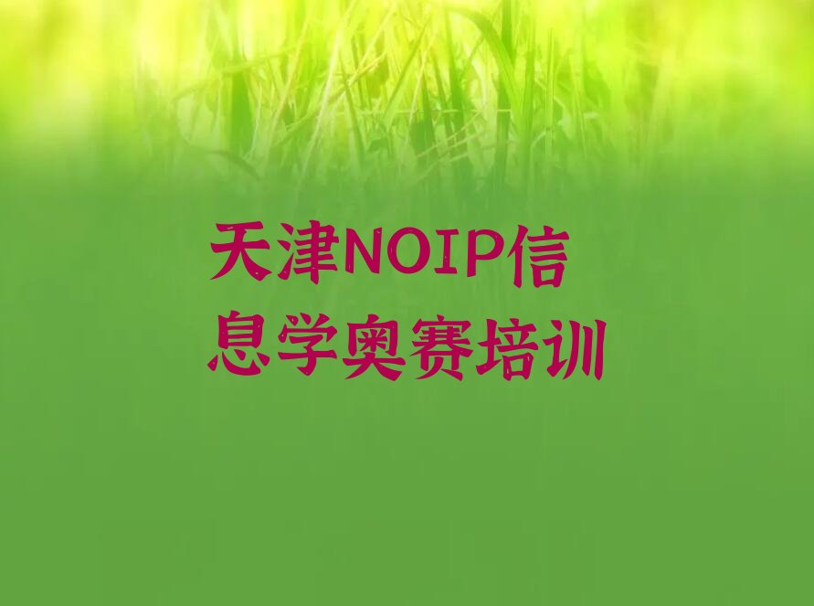 天津滨海新区太平镇NOIP信息学奥赛培训学校