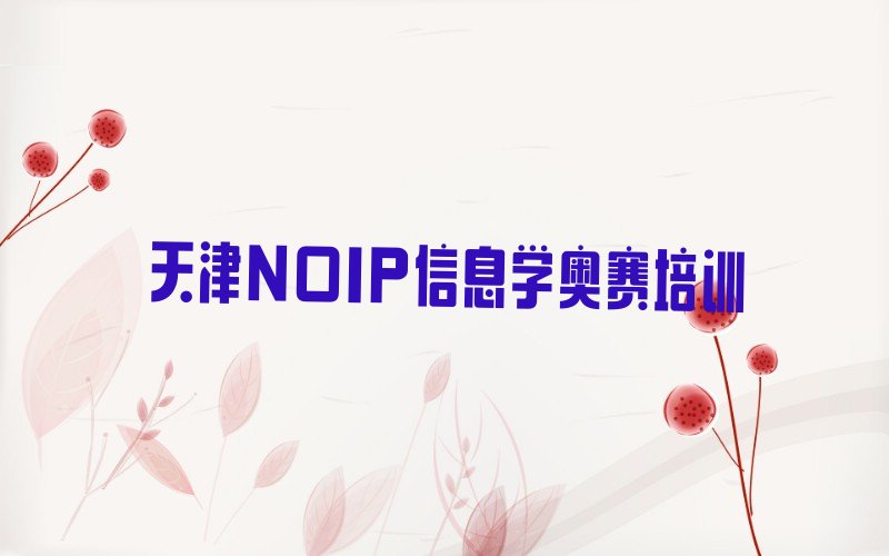 天津滨海新区太平镇NOIP信息学奥赛培训学校
