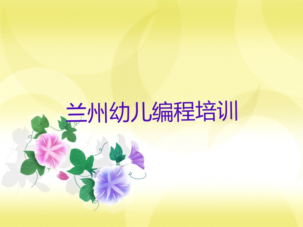 兰州西固区西固城街道幼儿编程培训学校