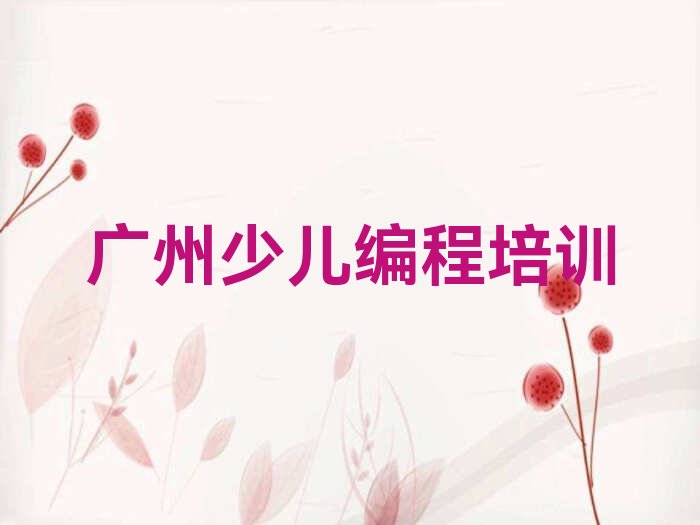 广州少儿编程培训学校