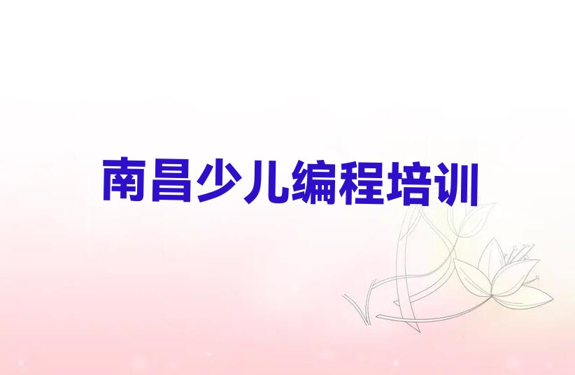 南昌西湖区桃源街道少儿编程培训学校
