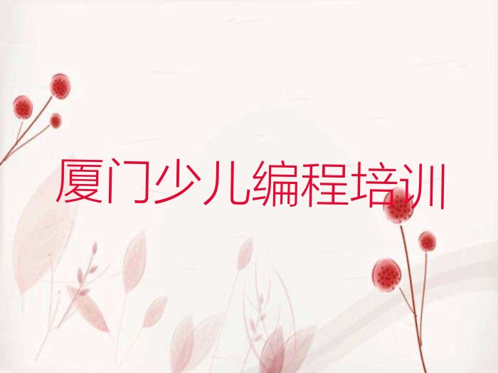 厦门少儿编程培训